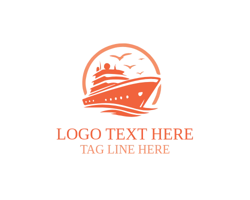 Sailing Boat Nautical Logo