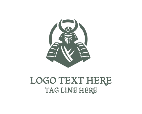 Samurai Crest Logo for Heritage Branding