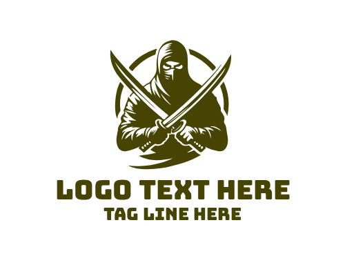 Samurai Ninja Logo