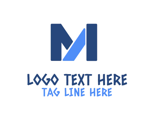 Sans Serif Letter M Logo