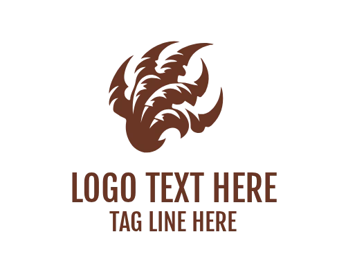 Savage Claw Emblem Logo