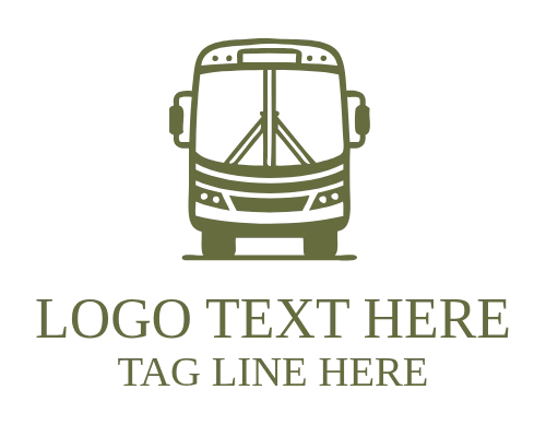  School Express Transport Bus Logo