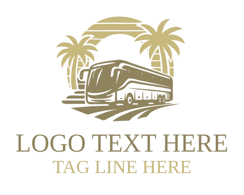  School Shuttle Transport Bus Logo