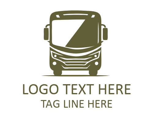 School Transport Bus Logo