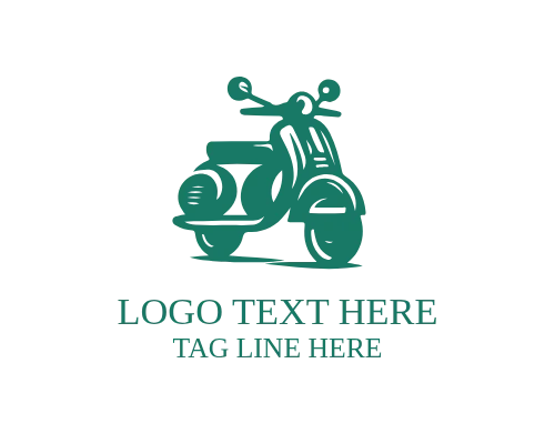 Scooter App Icon Logo