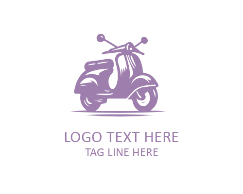 Scooter Delivery Service Logo