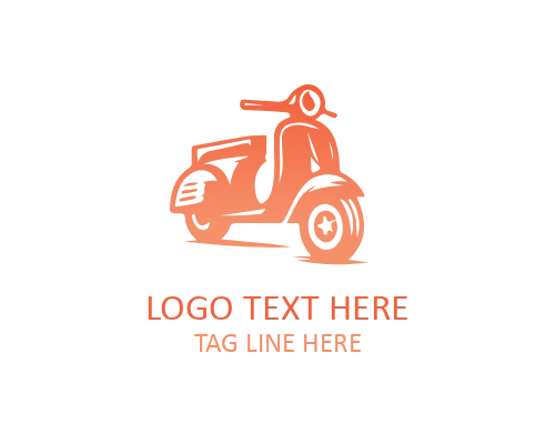 Scooter Delivery Service Logo