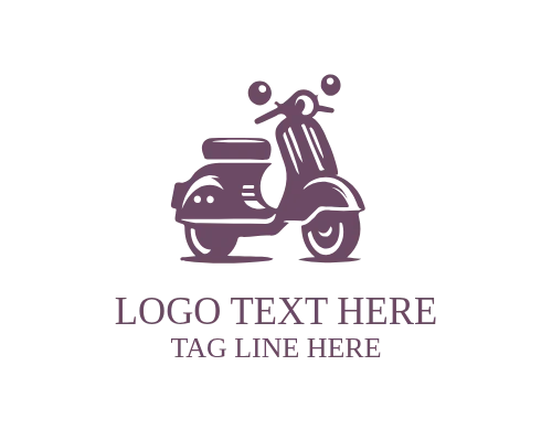 Scooter Rental Service Logo
