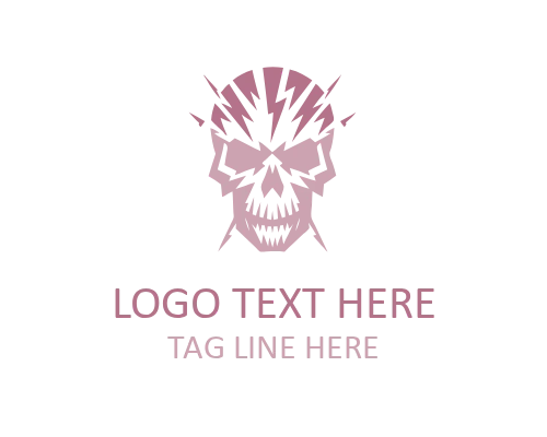Scorch Punk Skull Logo