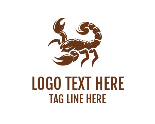 Scorpion Shadow Emblem Logo