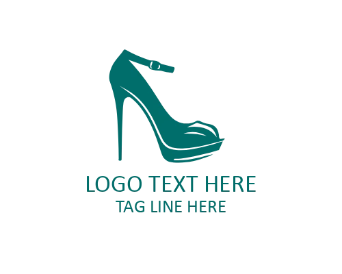 Sculpted Heel Logo for Artistic Fashion Brands