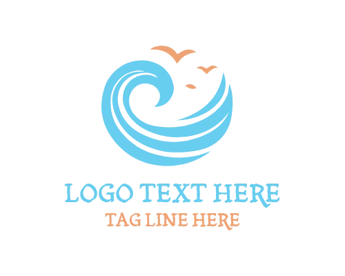 Sea Horizon Wave Logo