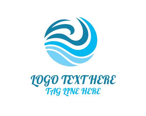 Sea Motion Wave Logo