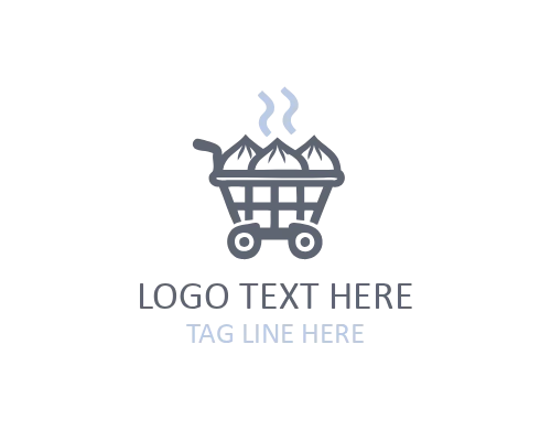 Seafood Boil Street Food Cart Logo for Bold Coastal Flavors