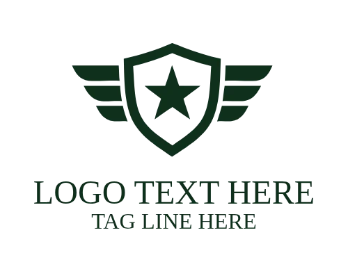 Secure Military Shield Logo