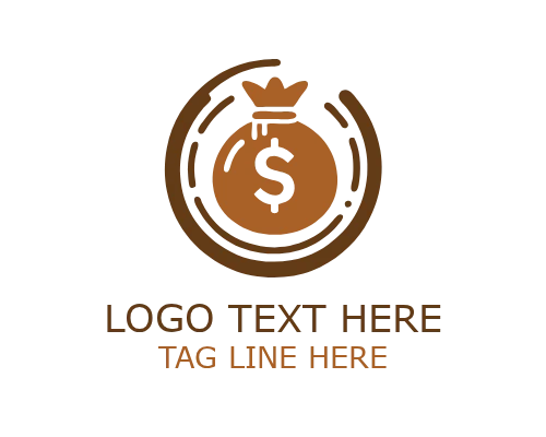 Secure Money Shield Logo for Financial Protection Branding