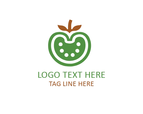 Seed Tomato Logo for Digital and Food Brands