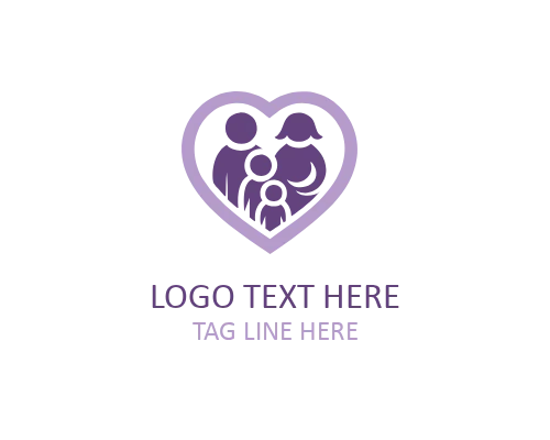 Senior Support Caregiver Logo for Elderly Assistance Services