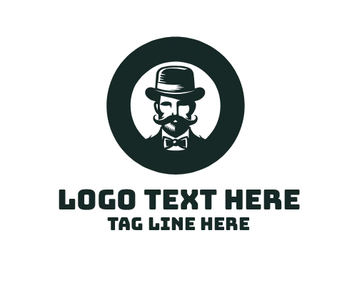  Shadow Hat Man Mystery Logo