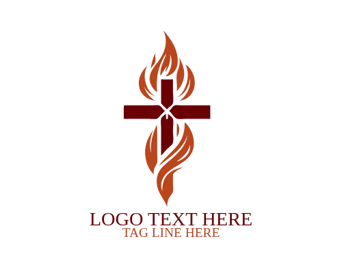 Shadow Minimal Cross Logo