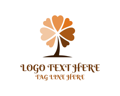  Shamrock Tree Growth Logo
