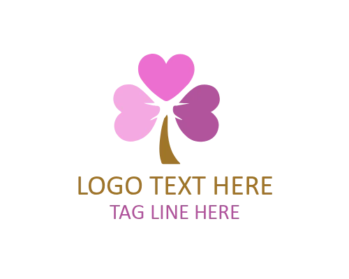 Shamrock Tree Heart Logo