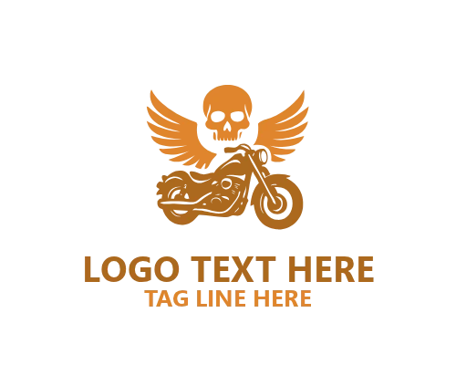 Shape Abstract Motorcycle Logo