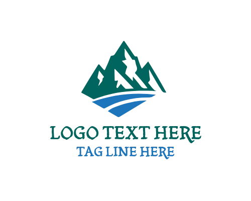 Sharp Minimal Mountain Logo