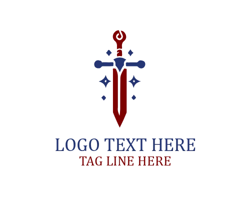 Sharp Sword Logo for Warrior Branding