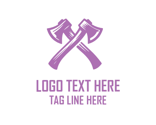 Shield Axe Warrior Logo