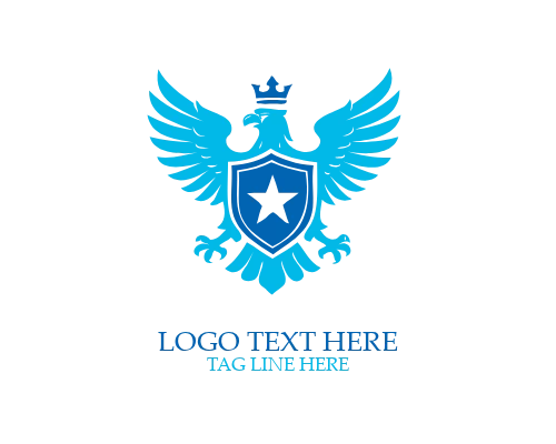Shield Eagle Crest Logo