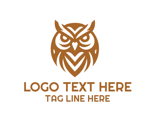 Shield of Wisdom Owl Logo