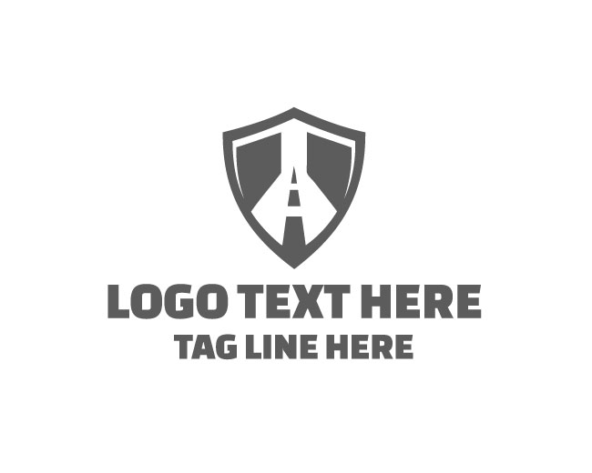Shield Route Transport Logo