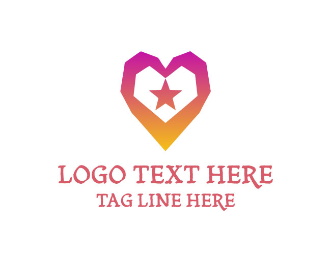  Shining Heart Star Logo