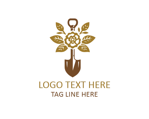 Shoval Floral Garden Style Logo
