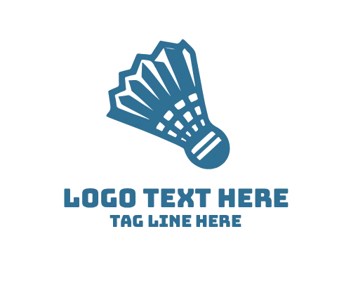 Shuttle Badminton Modern Logo