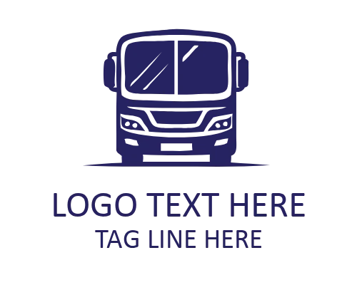 Shuttle Transport Bus Logo