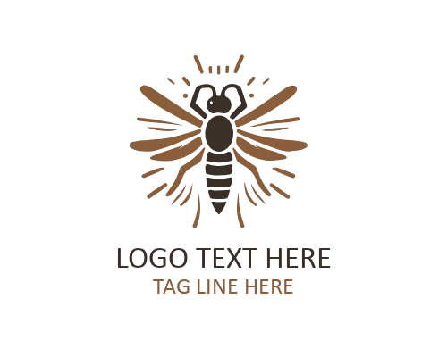 Signal Light Firefly Logo for Communication and Tech Brands