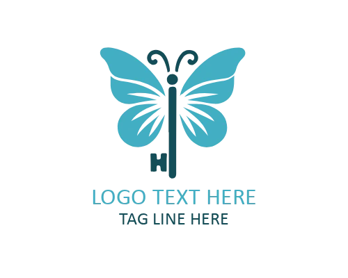  Signature Butterfly Key Logo