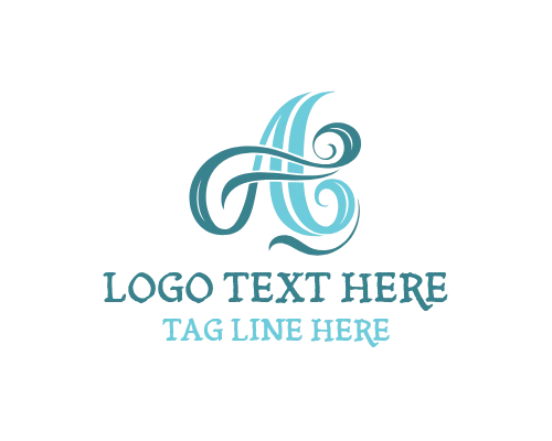 Signature Calligraphy A Logo
