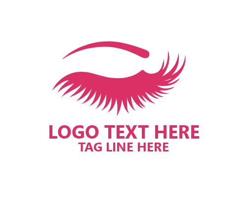 Signature Eyelashes Brand Identity Logo