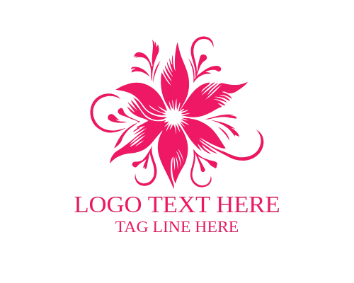 Signature Floral Brand Identity Logo