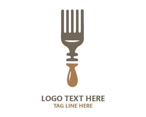 Signature Fork Brand Identity Logo
