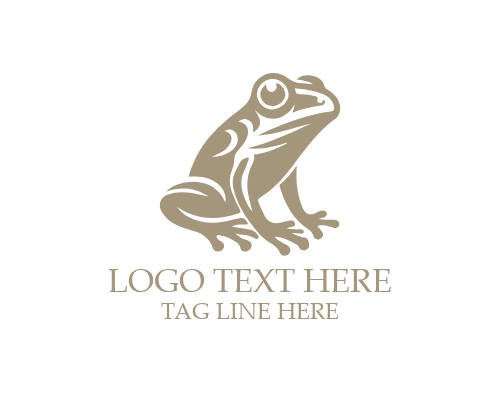Signature Frog Brand Identity Logo