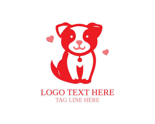 Signature Heart Pet Brand Identity Logo