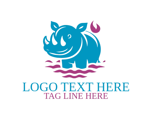 Signature Hippo Brand Identity Logo