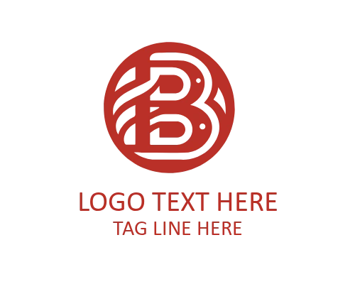 Signature Letter B Logo for Elegant Brand Identity