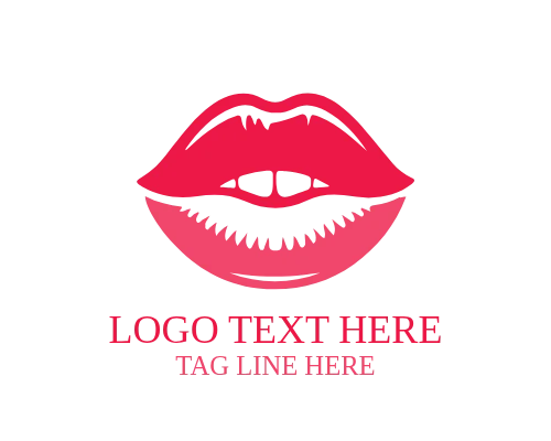 Signature Lips Brand Identity Logo