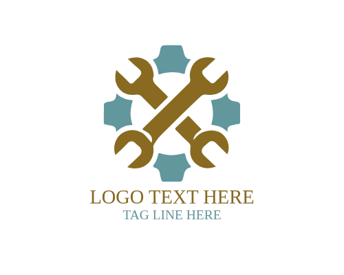 Signature Mechanical Brand Identity Logo