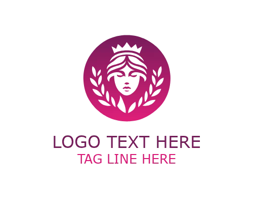 Signature Queen Crown Logo for Personal Brand Identity